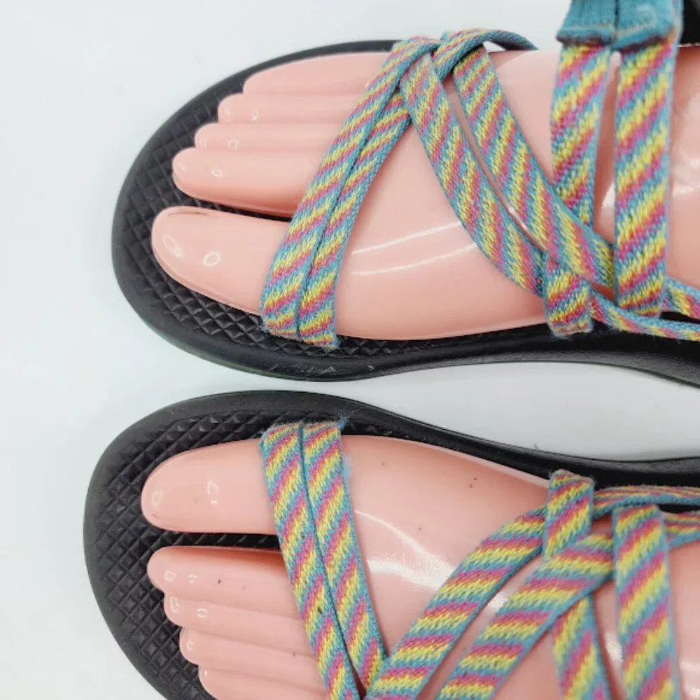 Chaco Girl's Multicolor‎ ZX 2 Classic Cross Strap Outdoor Trekking Sandal Size 3